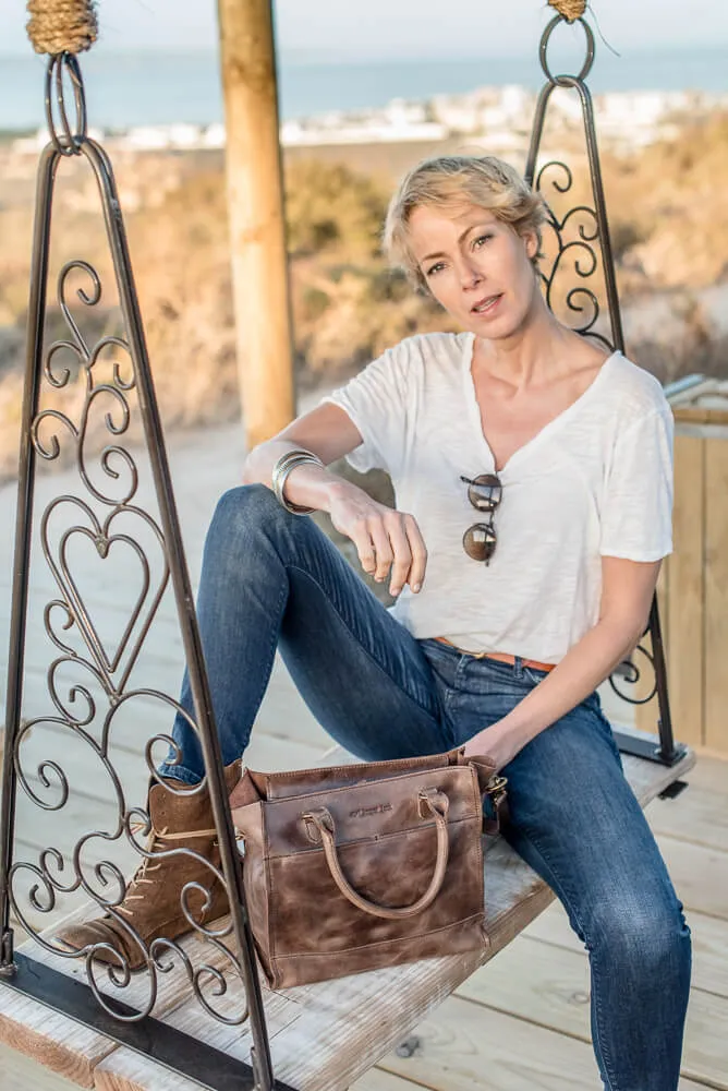 Zemp Bastille Grab and Go Handbag | Waxy Tan